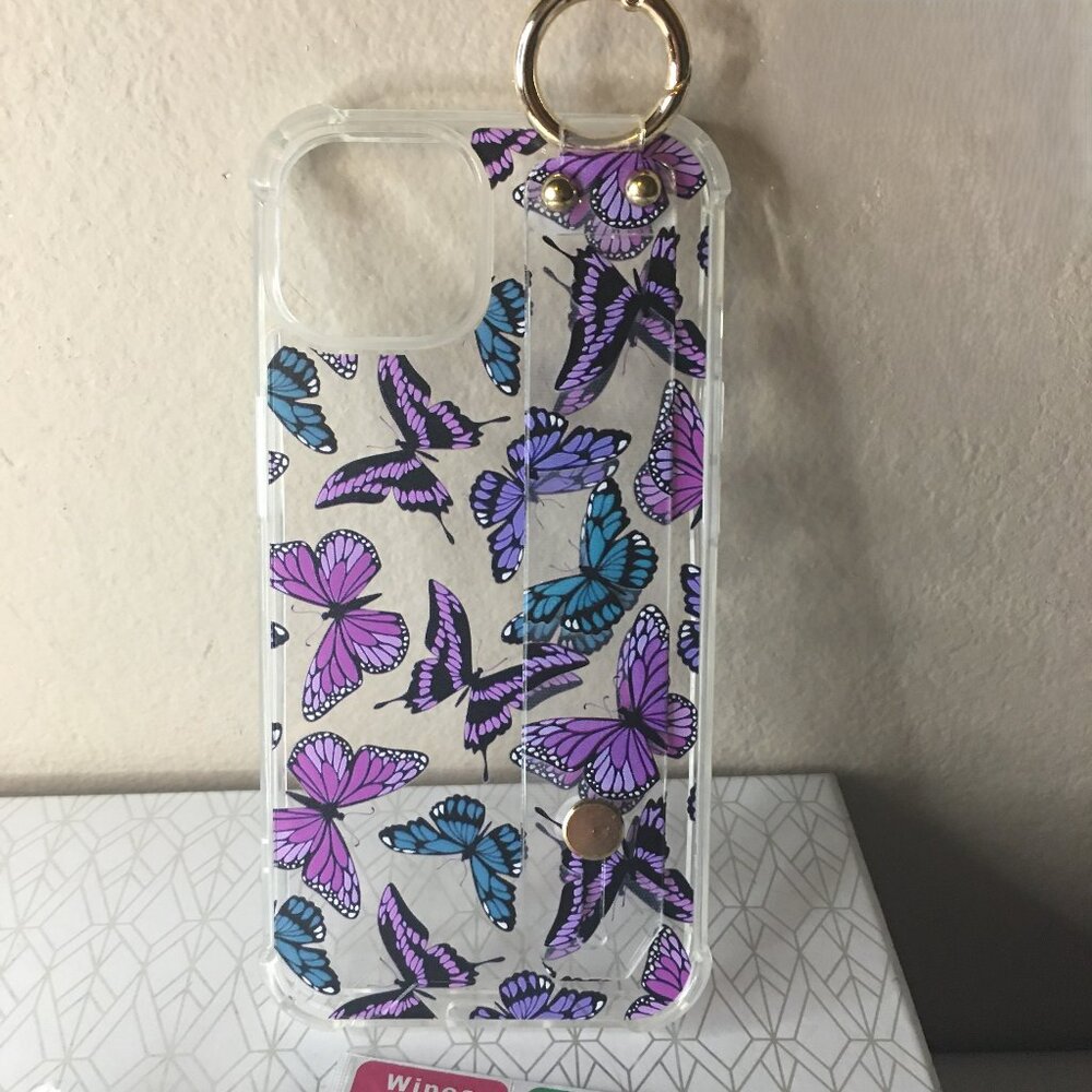 AIGOMARA iPhone 12 Pro Case with wrist strap kickstand phone case NEW!!